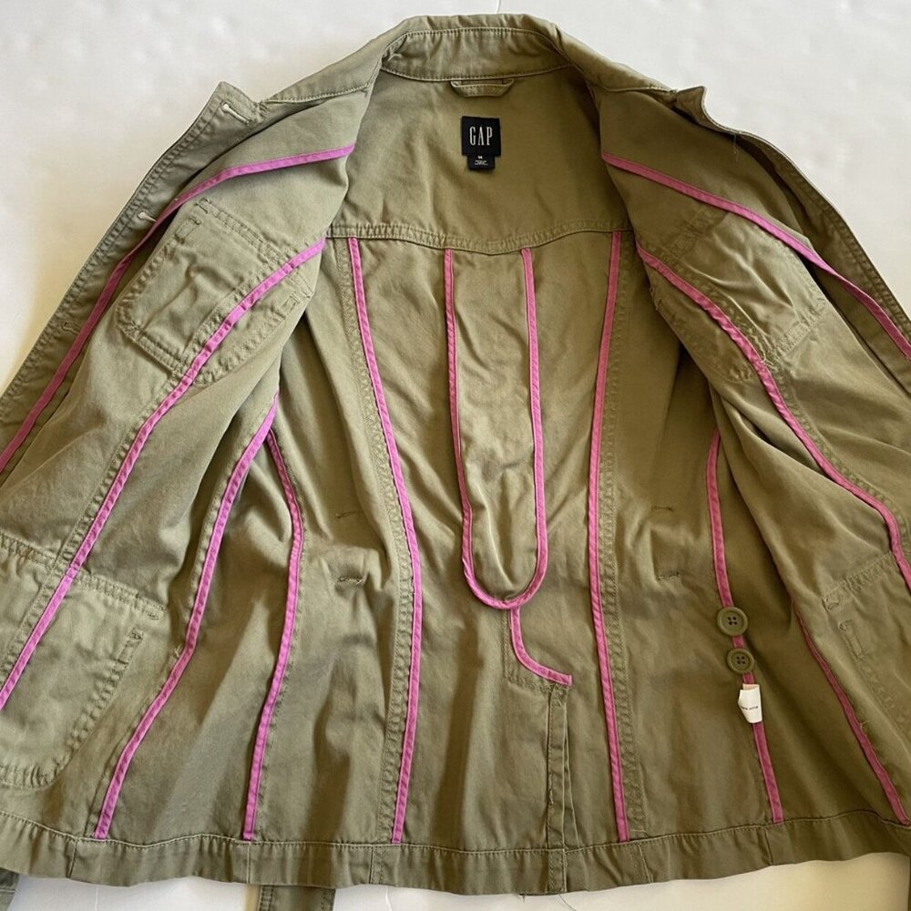 Women’s / Teen’s Gap Green Jacket Size Medium - Picture 8 of 10